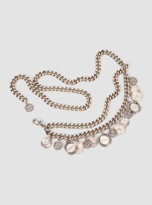 Gold coin waist belt