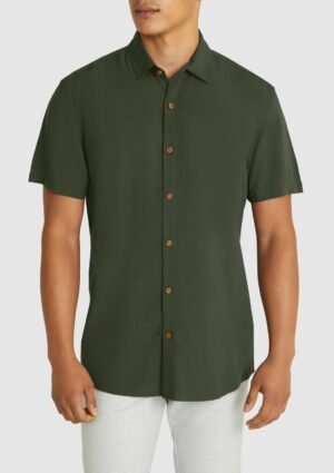 Military Dom Viscose Short Sleeve Shirt