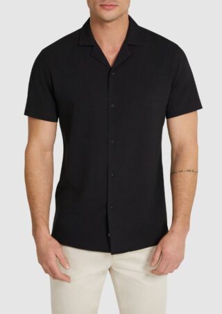 Black Euston Stretch Shirt