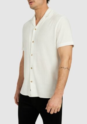 White Matera Textured Shirt
