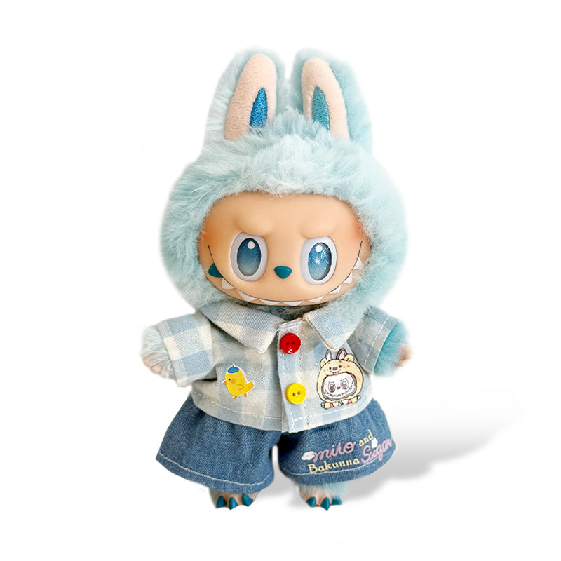 Labubu Outfit - Blue Shirt + Jeans