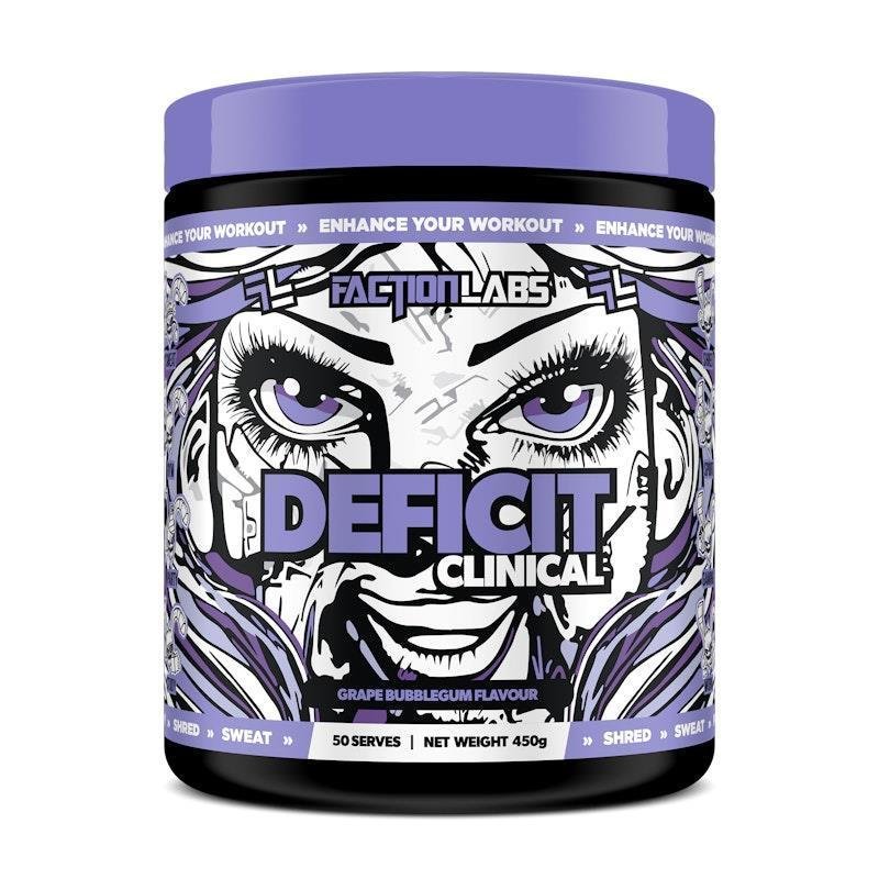 Faction Labs Deficit Clinical - 50 serves Grape Bubblegum