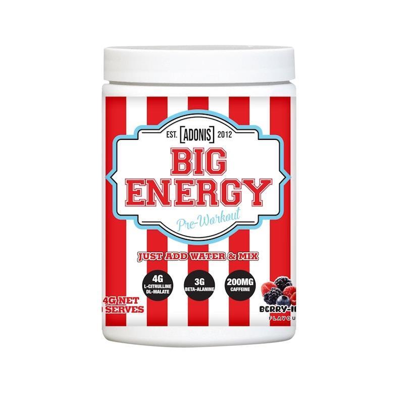 Adonis Gear Big Energy (Pre-Workout) - Berry 414g