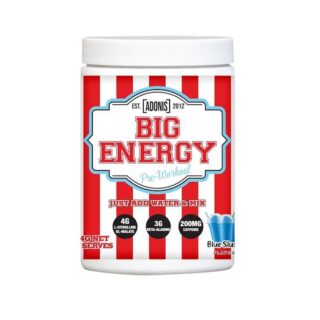 Adonis Gear Big Energy (Pre-Workout) - Blue Slushie 414g
