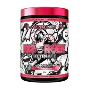 Faction Labs Disorder Ultimate - 30 Serves 570g Crimson Tide (Watermelon Lychee)