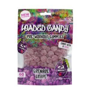 Loaded Candy Pre-Workout Gummies Grenade Grape