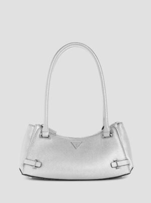 Silver rosalba shoulder bag