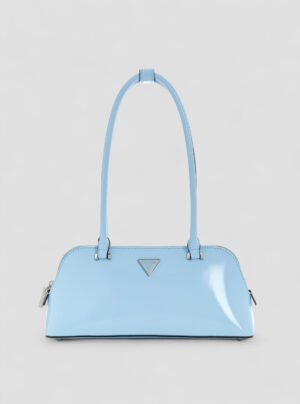 Blue arnela shoulder satchel bag