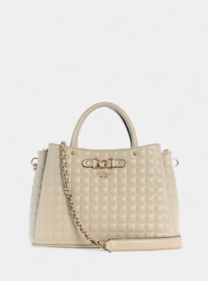 Beige nadira girlfriend satchel bag