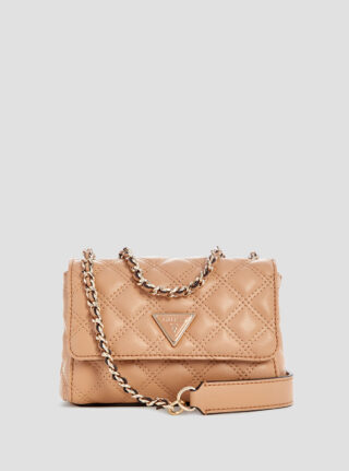 Beige giully mini crossbody bag