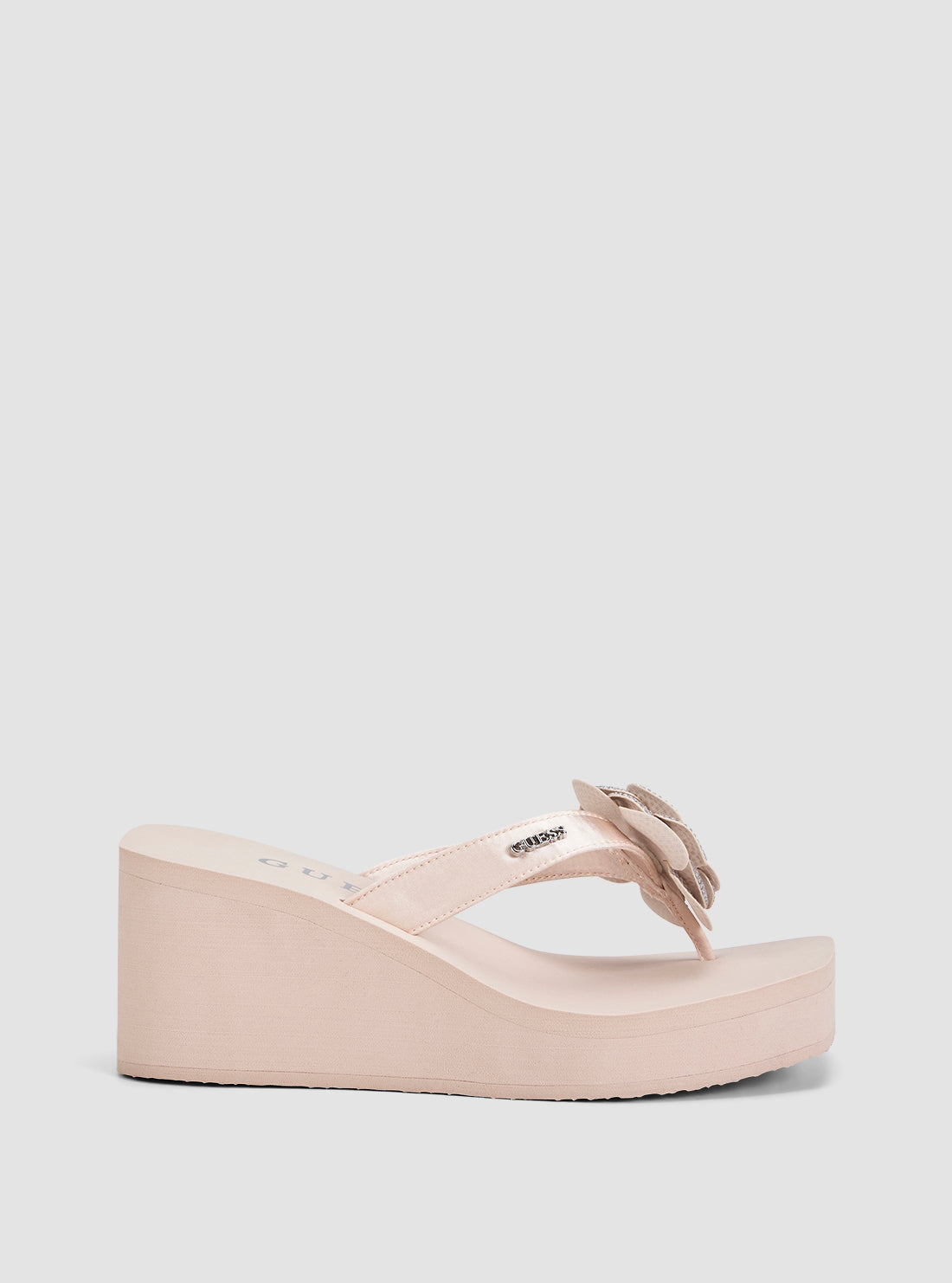 Beige damani wedge sandals