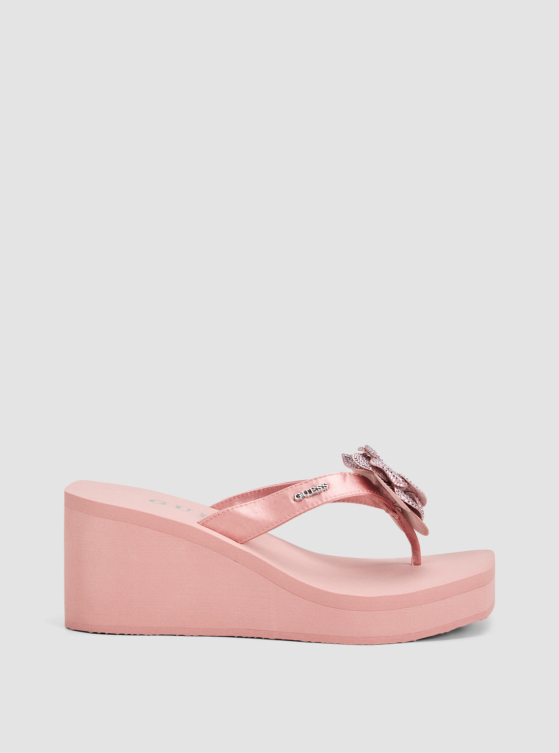 Pink damani wedge sandals