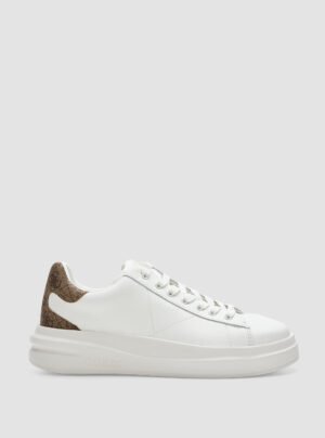 White brown elbina sneakers
