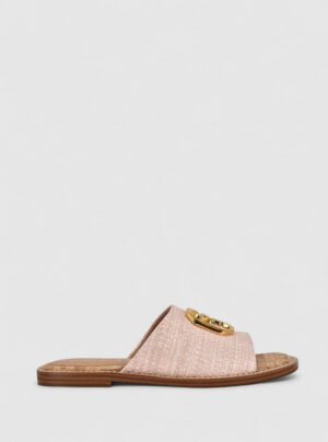 Pink graysie flat sandals