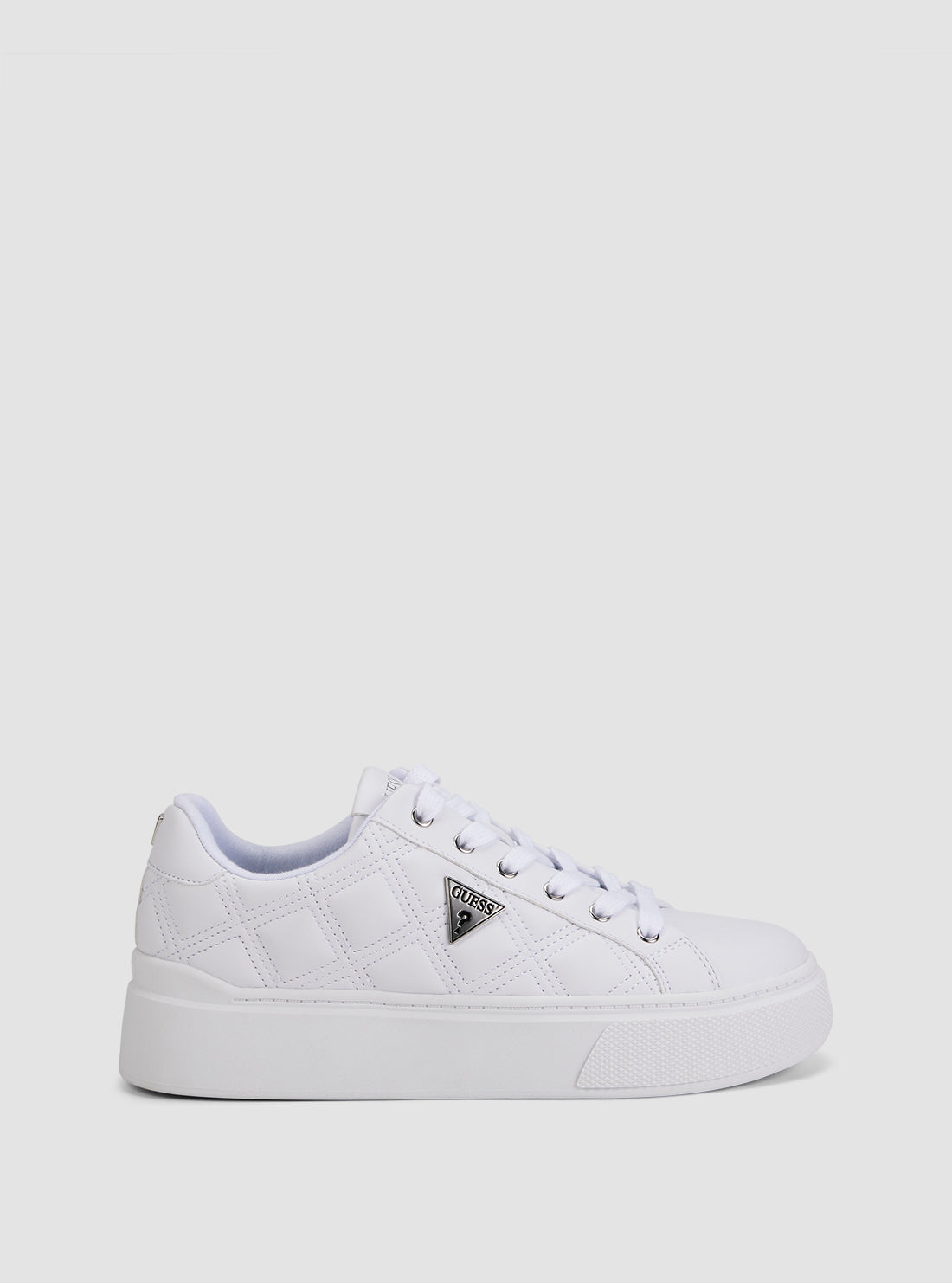 White hazia platform sneakers