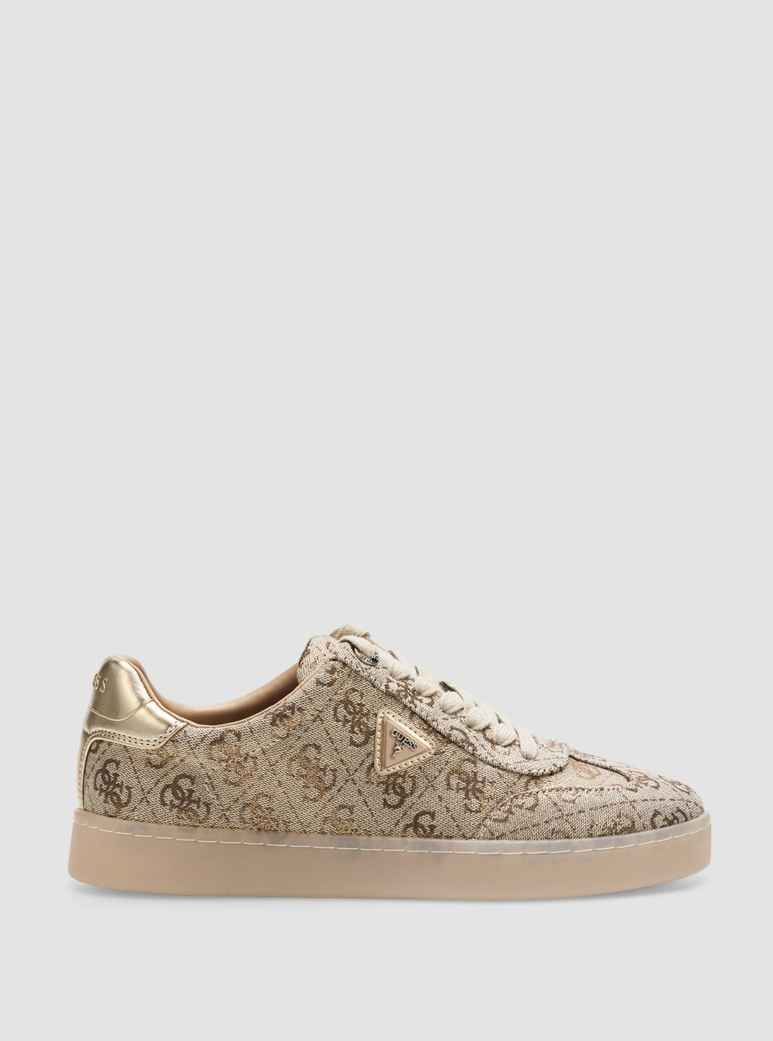Gold logo jazlie sneakers