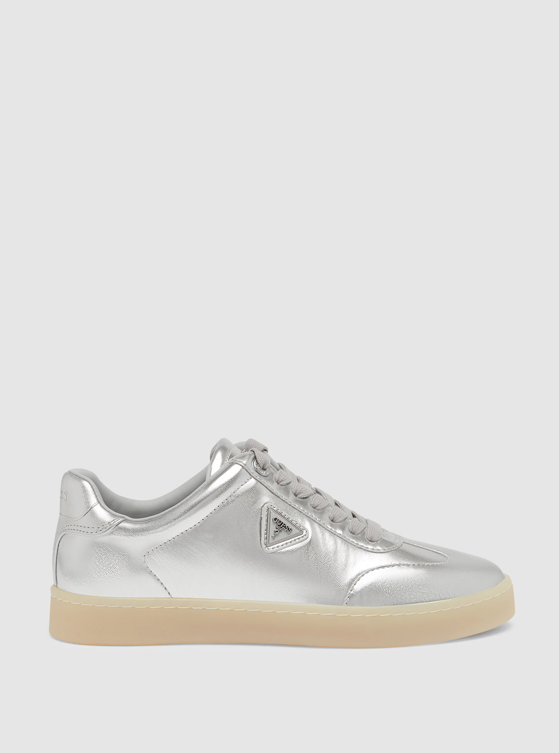 Silver jazlie low-top sneakers