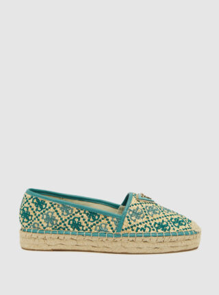 Blue logo jolandon espadrilles flats