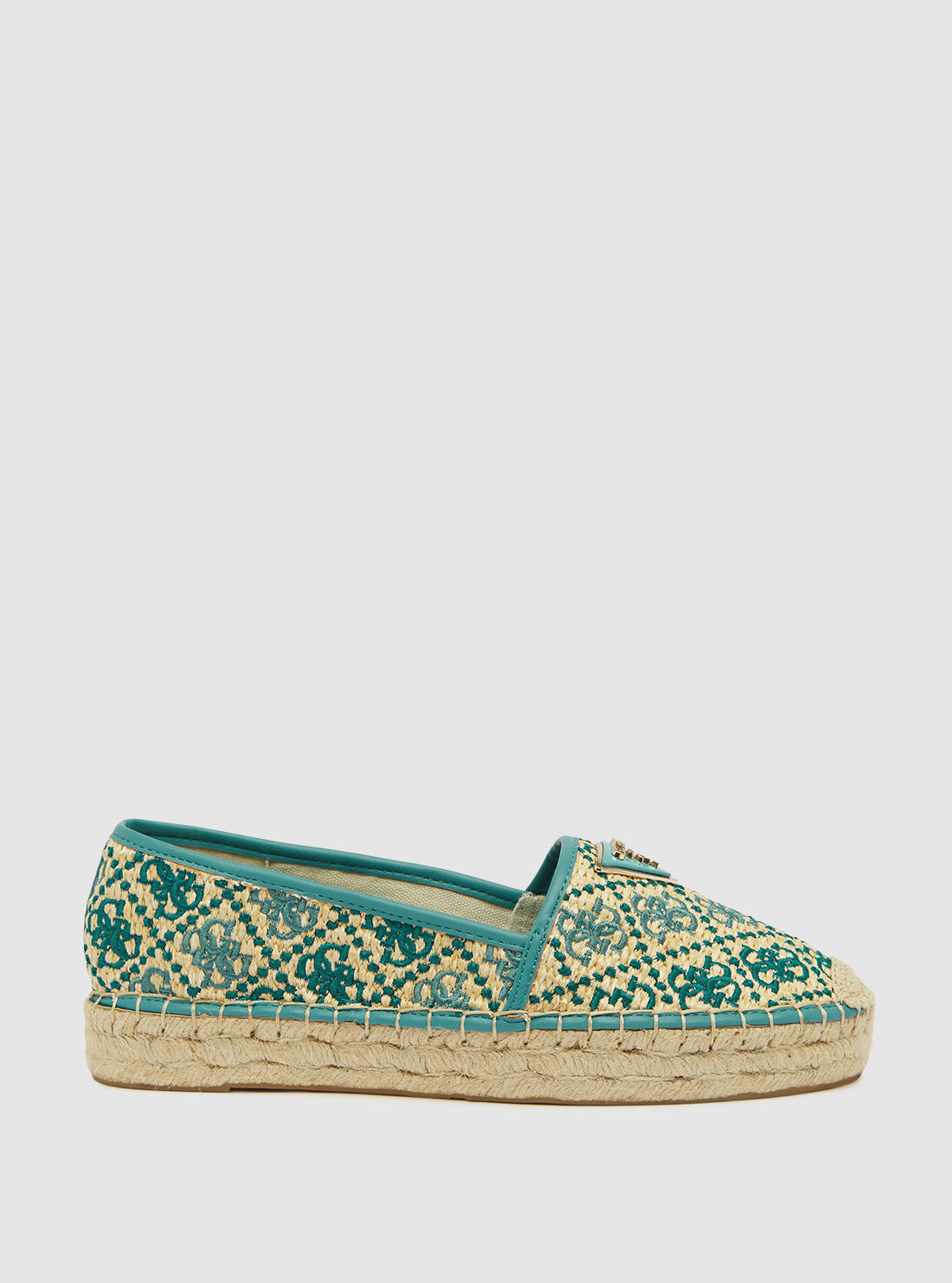 Blue logo jolandon espadrilles flats