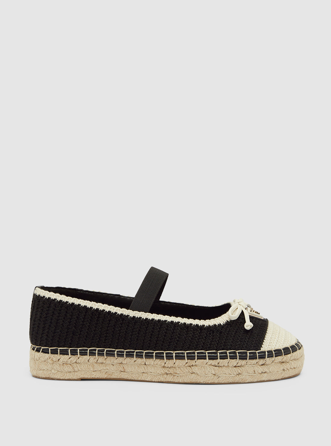 Black joneal espadrille flats