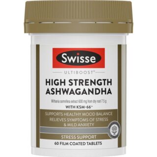Swisse Ultiboost High Strength Ashwagandha 60 Tablets