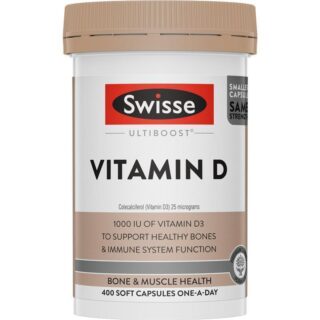 Swisse Vitamin D 400 Capsules