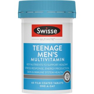 Swisse Teenage Ultivite Men's Multivitamin 60 Tablets