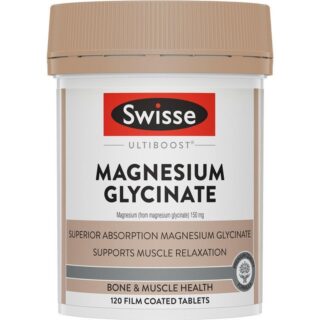 Swisse Ultiboost Magnesium Glycinate 120 Tablets