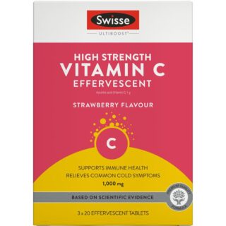 Swisse Vitamin C 60 Effervescent Tablets