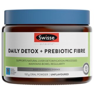 Swisse Ultibiotic Daily Detox + Prebiotic Fibre Powder 132G