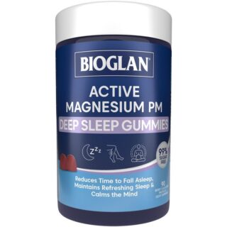 Bioglan Active Magnesium PM Deep Sleep Gummies 90 Pack