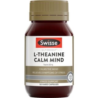 Swisse Ultiboost L-Theanine Calm Mind 50 Capsules