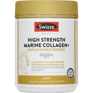 Swisse Beauty High Strength Marine Collagen+ Unflavoured Powder 189g