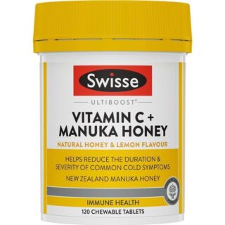 Swisse Vitamin C + Manuka Honey 120 Tablets
