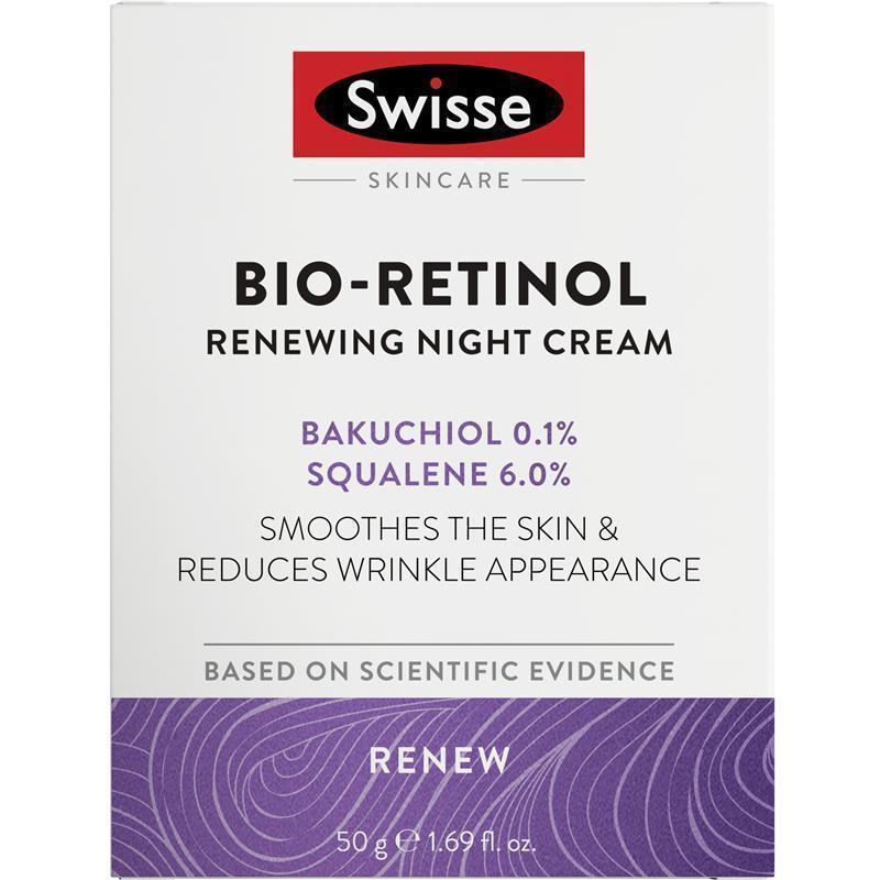 Swisse Skincare Bio Retinol Renewing Night Cream 50g