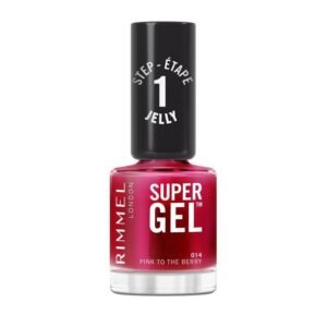 Rimmel Super Gel Nail Polish 14 Pink To The Berry