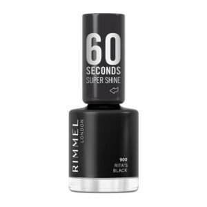 Rimmel 60 Seconds Nail Polish 900 Ritas Black