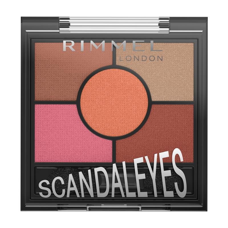 Rimmel Scandaleyes 5 Pan Reno 04 Burgundy Pink