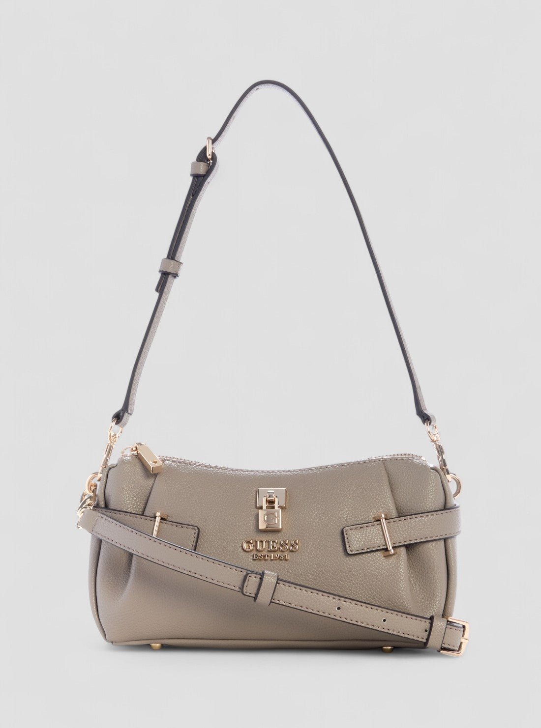 Brown yesba mini top zip bag