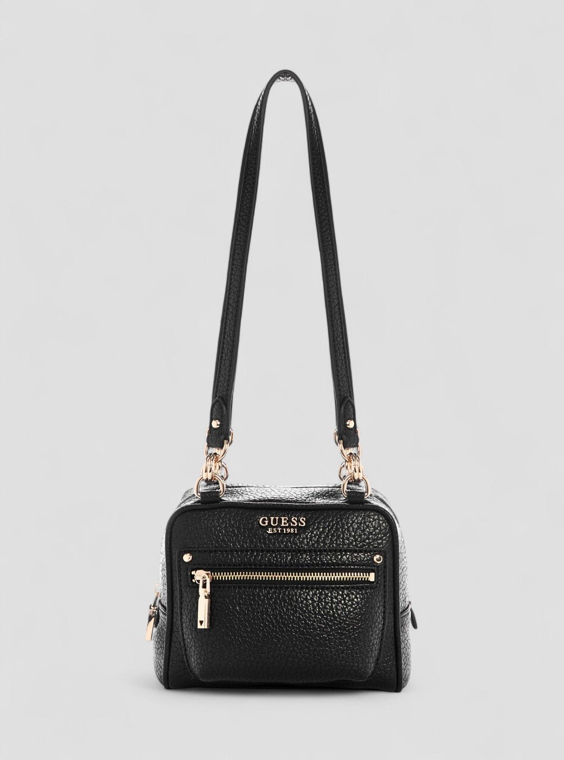 Black marsha box shoulder bag