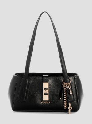Black brooke shoulder satchel bag