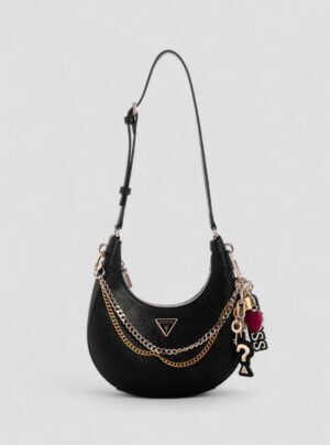 Black davina shoulder bag