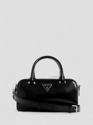 Black arnela mini satchel bag