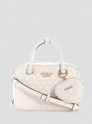 White atabey box satchel bag