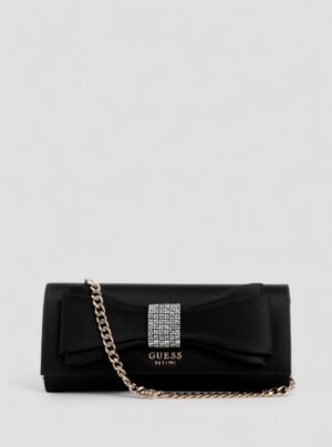 Black elsie clutch bag