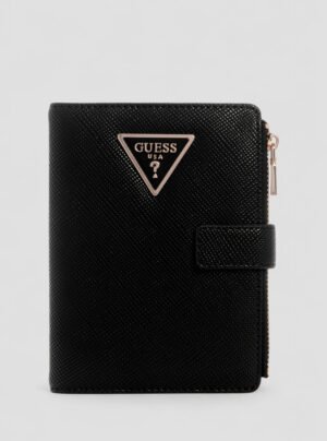 Black laurel passport case