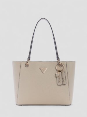 Beige noelle small tote bag