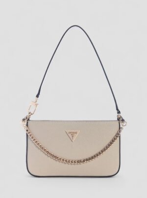 Beige noelle mini top shoulder bag