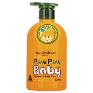 Healthy Care All Natural Paw Paw Baby Shampoo and Body Wash 500ml