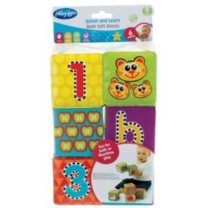 Playgro Splash and Learn Bath Soft Blocks 6 Pack